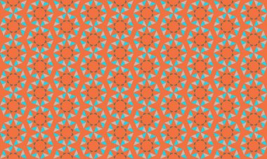 Tekrarlanan şekillerle soyut yaratıcı arkaplan