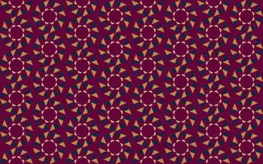 Tekrarlanan şekillerle soyut yaratıcı arkaplan