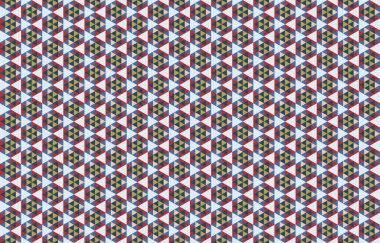 Tekrarlanan şekillerle soyut yaratıcı arkaplan