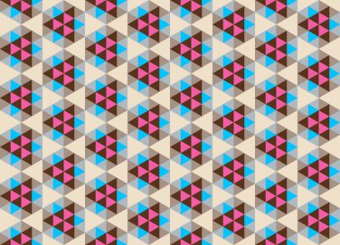 Altıgen desenli modern renkli arkaplan