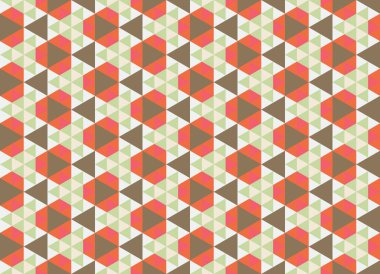 Altıgen desenli modern renkli arkaplan