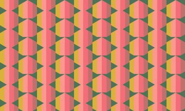 Altıgen desenli modern renkli arkaplan