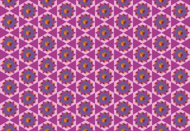 Geometrik elementlerle kusursuz soyut arkaplan