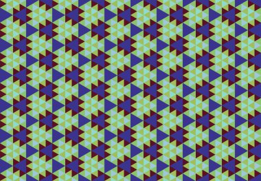 Altıgen desenli modern renkli arkaplan