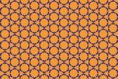 Altıgen desenli modern renkli arkaplan