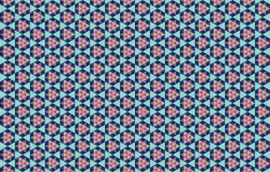 Altıgen desenli modern renkli arkaplan