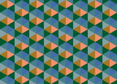 Altıgen desenli modern renkli arkaplan