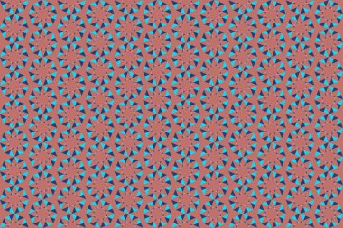 Tekrarlanan şekillerle soyut yaratıcı arkaplan