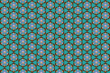 Geometrik elementlerle kusursuz soyut arkaplan