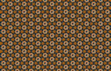 Altıgen desenli modern renkli arkaplan