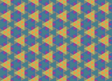 Altıgen desenli modern renkli arkaplan