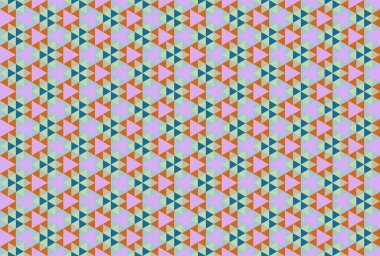 Altıgen desenli modern renkli arkaplan