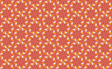 Tekrarlanan şekillerle soyut yaratıcı arkaplan