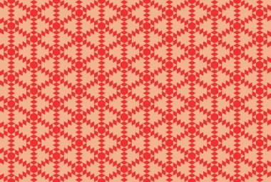 Tekrarlanan şekillerle soyut yaratıcı arkaplan