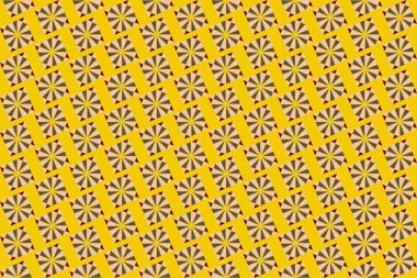 Tekrarlanan şekillerle soyut yaratıcı arkaplan