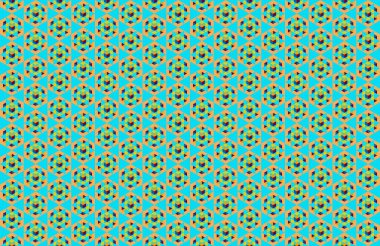 Altıgen desenli modern renkli arkaplan