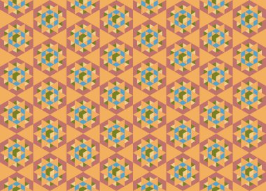 Geometrik elementlerle kusursuz soyut arkaplan