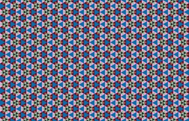 Altıgen desenli modern renkli arkaplan