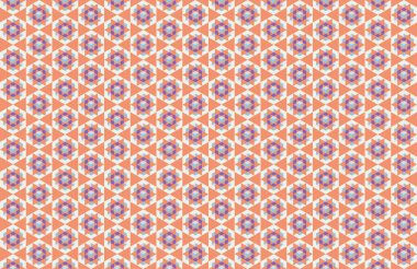 Altıgen desenli modern renkli arkaplan