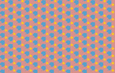 Tekrarlanan şekillerle soyut yaratıcı arkaplan