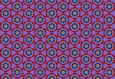 Tekrarlanan şekillerle soyut yaratıcı arkaplan