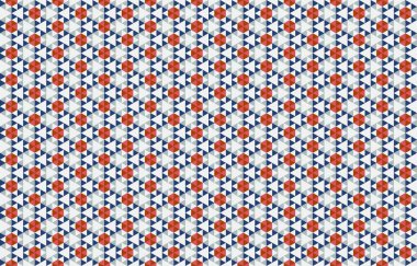 Tekrarlanan şekillerle soyut yaratıcı arkaplan