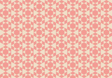 Tekrarlanan şekillerle soyut yaratıcı arkaplan