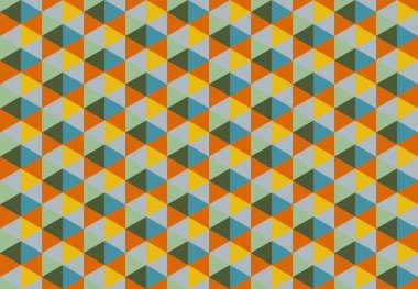 Altıgen desenli modern renkli arkaplan