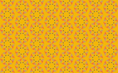 Altıgen desenli modern renkli arkaplan