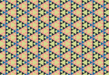 Altıgen desenli modern renkli arkaplan