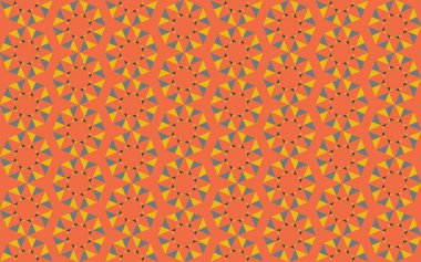 Altıgen desenli modern renkli arkaplan