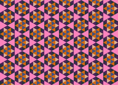 Altıgen desenli modern renkli arkaplan