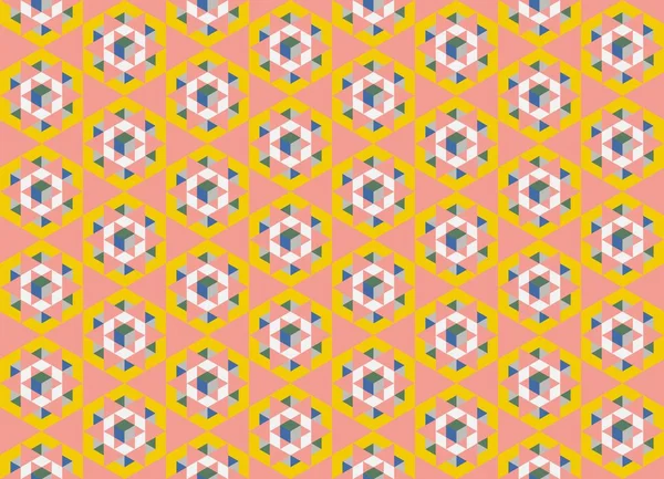 Tekrarlanan şekillerle soyut yaratıcı arkaplan