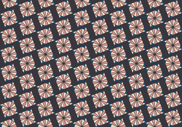 Бесшовный абстрактный фон с геометрическими элементами