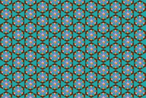 Geometrik elementlerle kusursuz soyut arkaplan