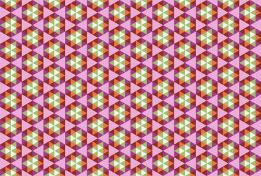 Altıgen desenli modern renkli arkaplan