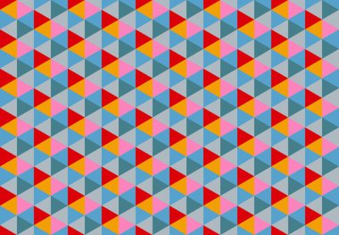 Altıgen desenli modern renkli arkaplan