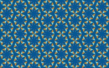 Altıgen desenli modern renkli arkaplan