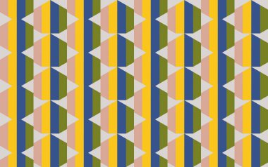 Altıgen desenli modern renkli arkaplan