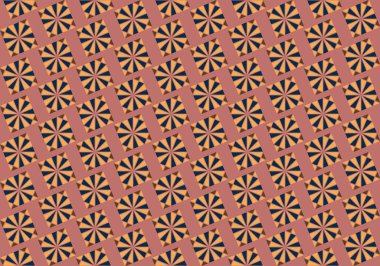 Tekrarlanan şekillerle soyut yaratıcı arkaplan