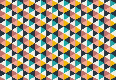 Altıgen desenli modern renkli arkaplan