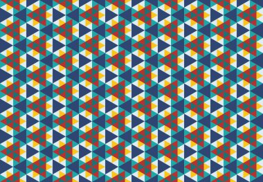 Altıgen desenli modern renkli arkaplan