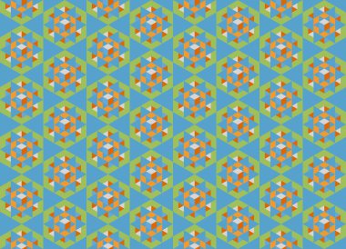 Geometrik elementlerle kusursuz soyut arkaplan