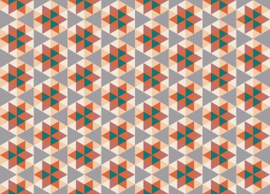 Altıgen desenli modern renkli arkaplan