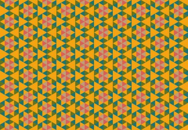 Altıgen desenli modern renkli arkaplan