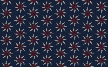 Tekrarlanan şekillerle soyut yaratıcı arkaplan