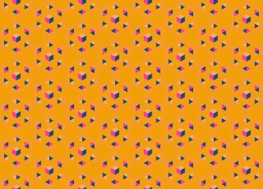 Altıgen desenli modern renkli arkaplan