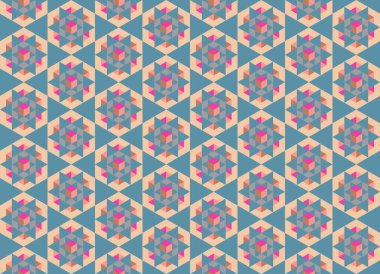 Geometrik elementlerle kusursuz soyut arkaplan