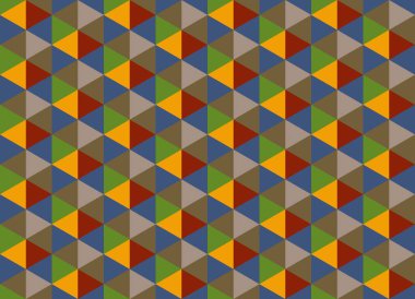 Geometrik elementlerle kusursuz soyut arkaplan