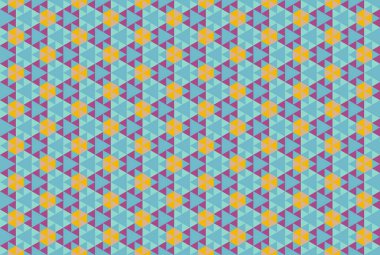 Altıgen desenli modern renkli arkaplan